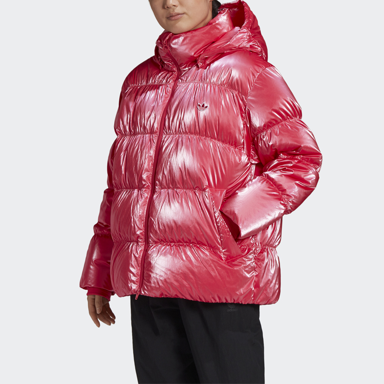 Женская куртка adidas originals Os Down Puffer (розовая) — фото 4