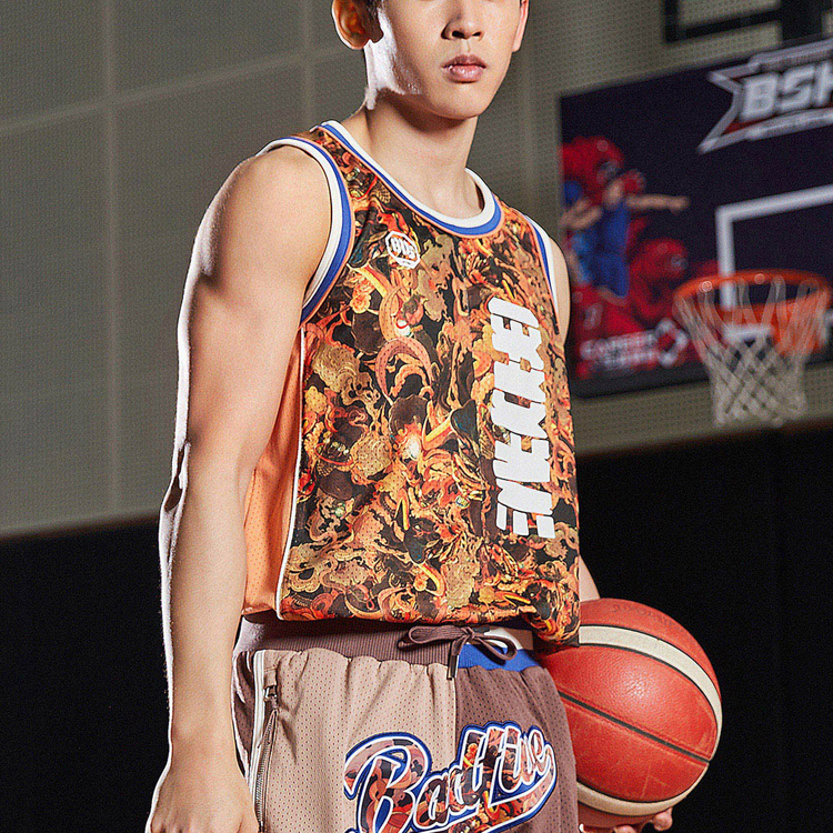 Li Ning Badfive Basketball Jersey Men’s Bullfighting All Over Print