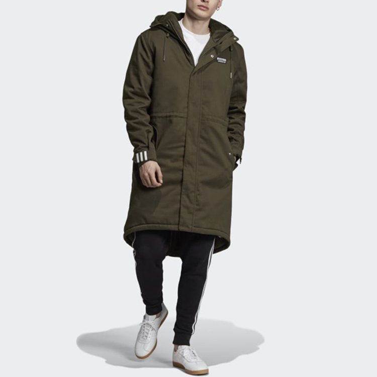 Мужская куртка adidas originals (зеленая) — фото 3
