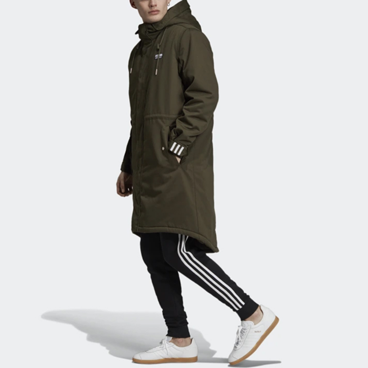 Мужская куртка adidas originals (зеленая) — фото 5