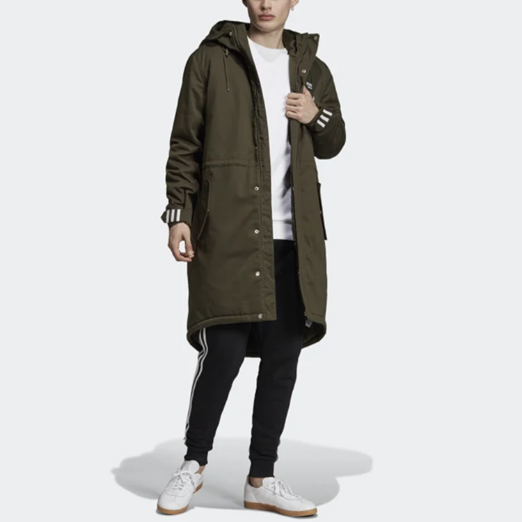 Мужская куртка adidas originals (зеленая) — фото 6