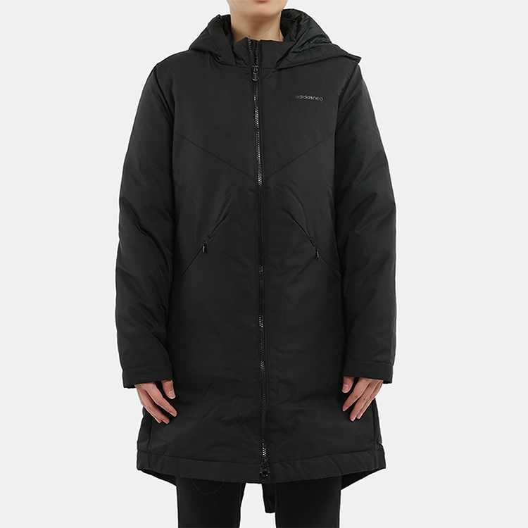 Женская куртка adidas neo (черный) — фото 4