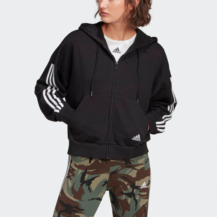 Женская куртка adidas ESSENTIALS (черный) — фото 2