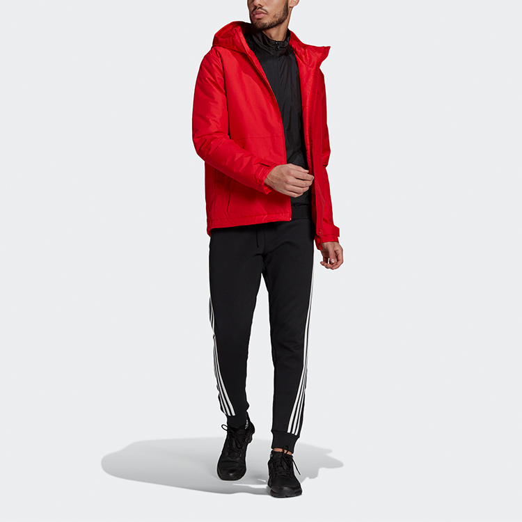 Мужская куртка adidas (светло-красная) — фото 3