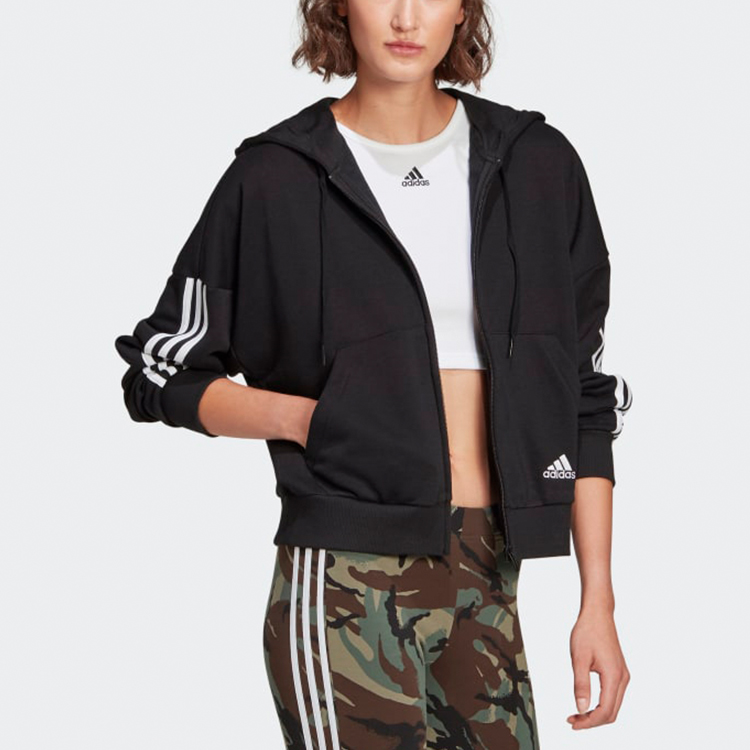 Женская куртка adidas ESSENTIALS (черный) — фото 3