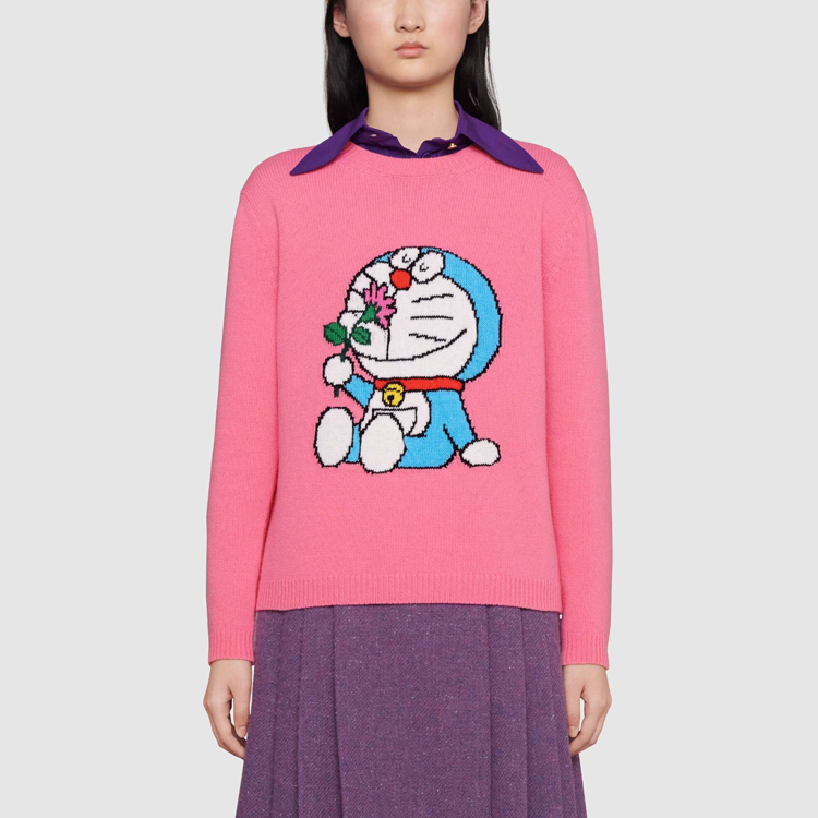 Женская кофта Gucci (розовая) — фото 6