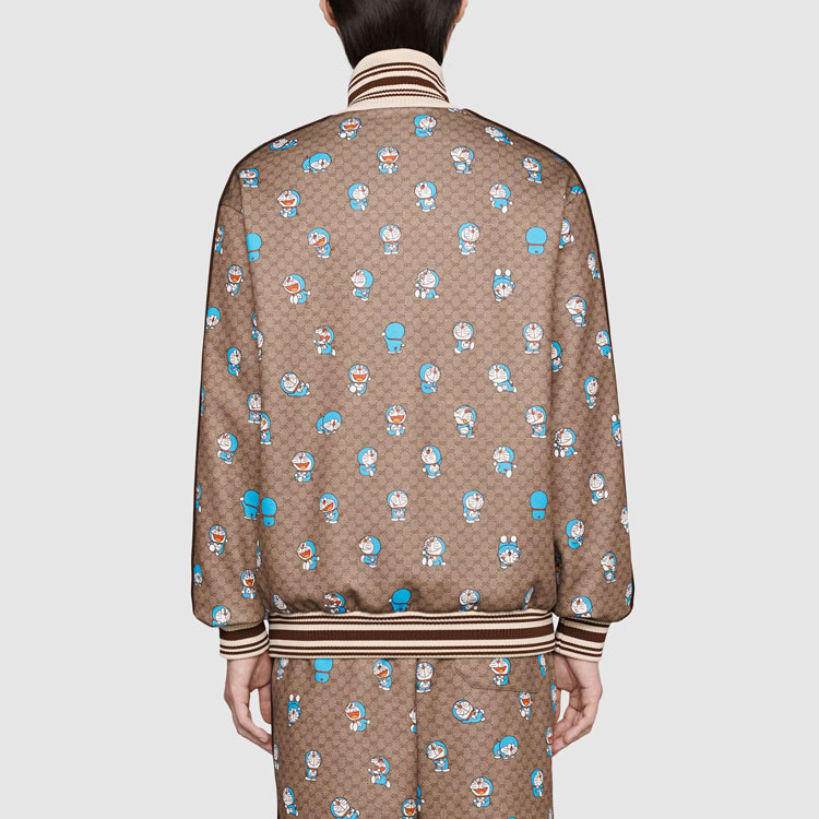 Мужская куртка Gucci x Doraemon SS21 Doraemon x Gucci (бежевый) — фото 3