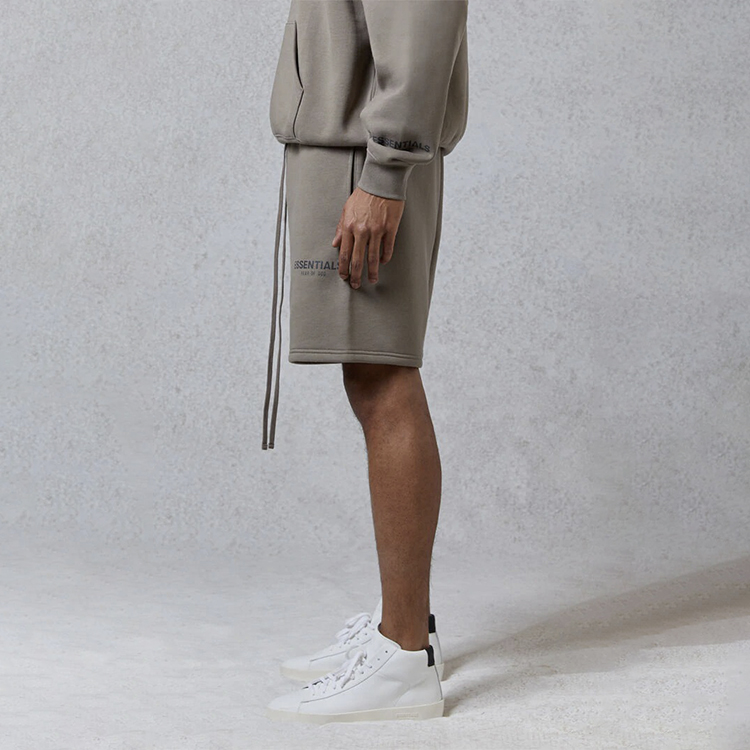 Шорты Fear of God Essentials Sweat Shorts Taupe (серо-коричневые) — фото 5