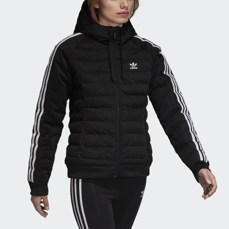 Женская куртка adidas originals (черная) — фото 3