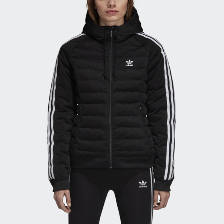 Женская куртка adidas originals (черная) — фото 2