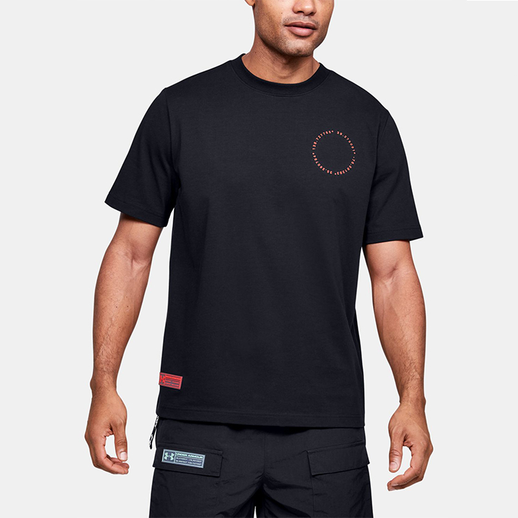 Футболка Under Armour Summit Graphic (черная) — фото 4
