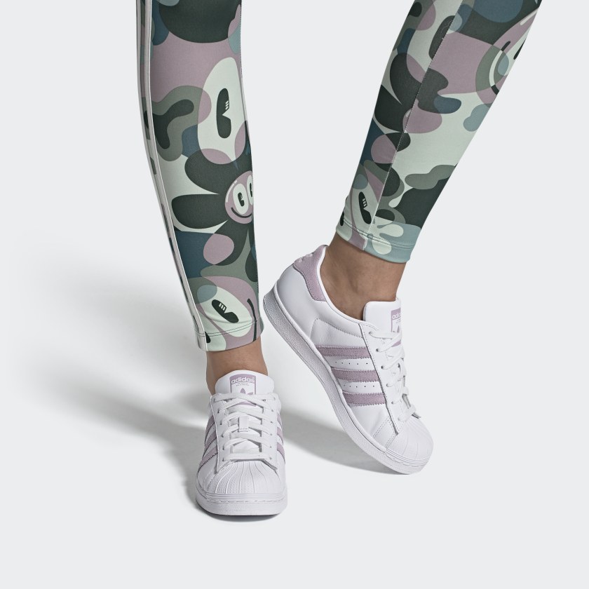 Женские кеды adidas originals SUPERSTAR (розовый) — фото 7
