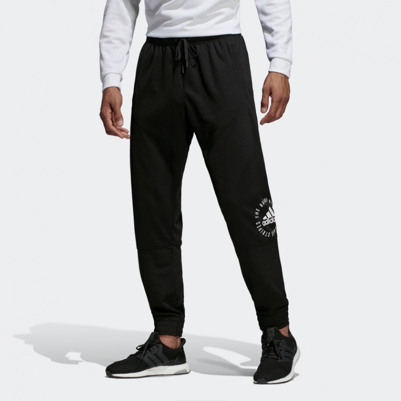 Adidas Sports Pants Men’s Black Moderate