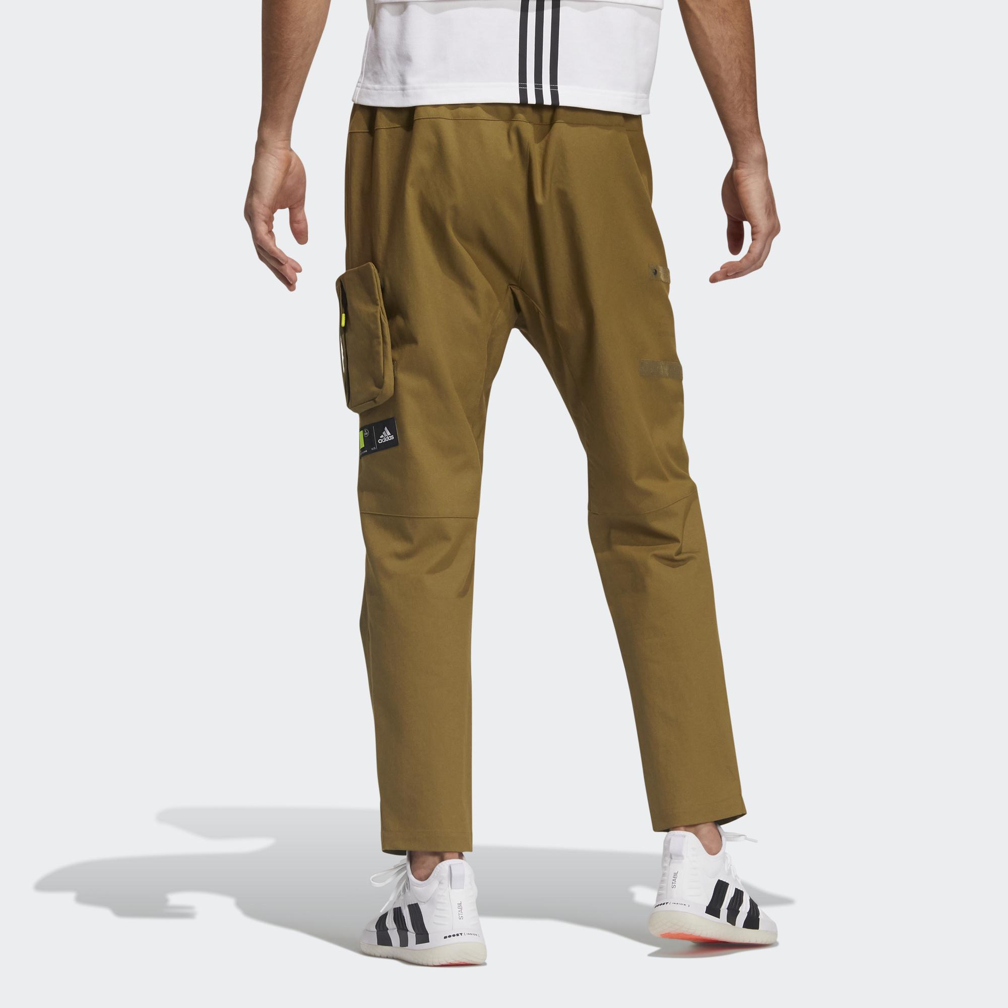 Мужские штаны adidas Th Pnt Twl Cstm (коричневые) — фото 5
