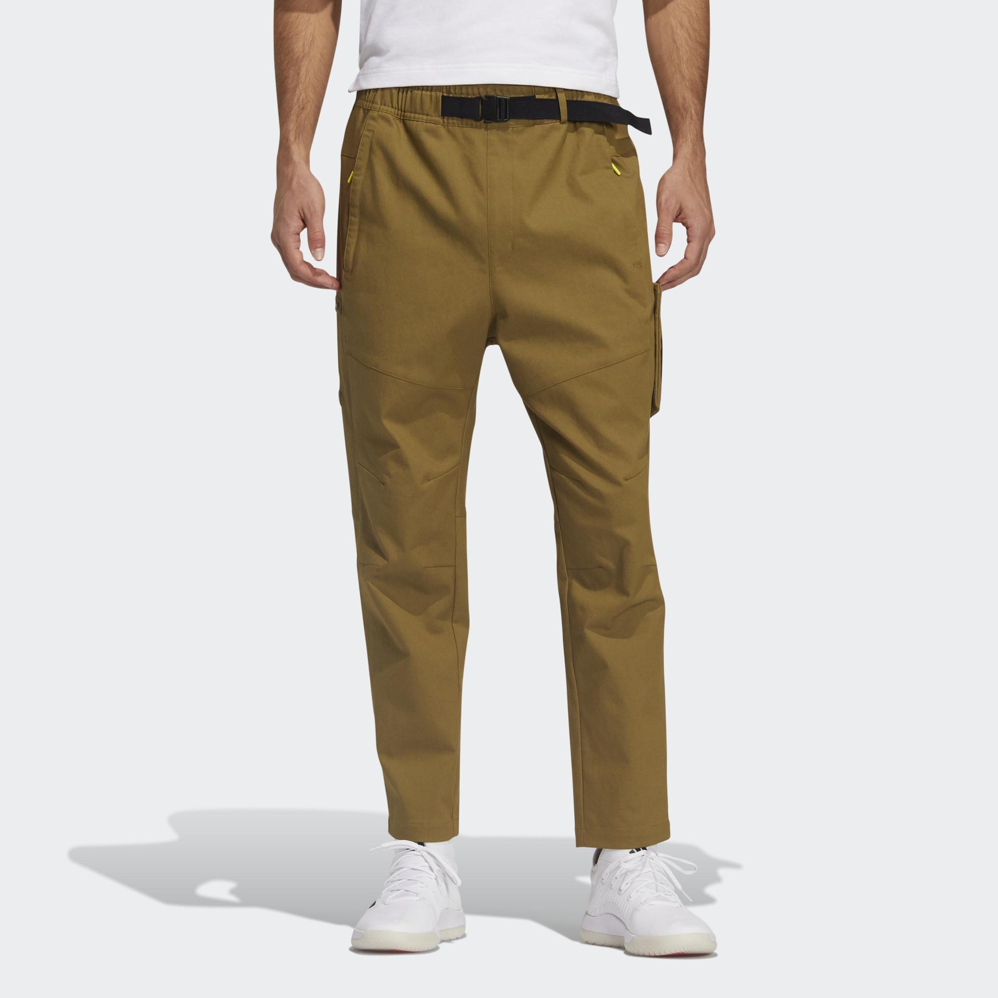 Мужские штаны adidas Th Pnt Twl Cstm (коричневые) — фото 3