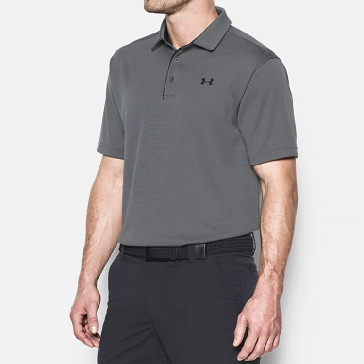 Мужская футболка Under Armour Under Armour Polo (серая) — фото 4