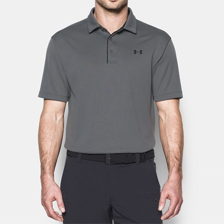 Мужская футболка Under Armour Under Armour Polo (серая) — фото 3