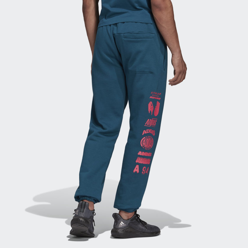 Мужские штаны adidas Tp Fleece Pant (синие) — фото 3