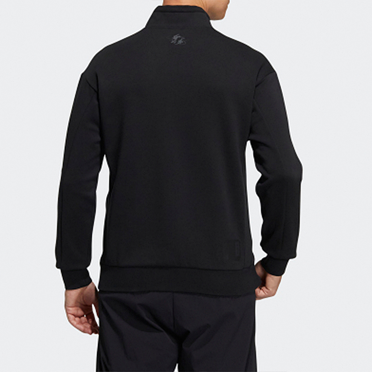 Мужская куртка adidas Wj Tt Swt (черная) — фото 4