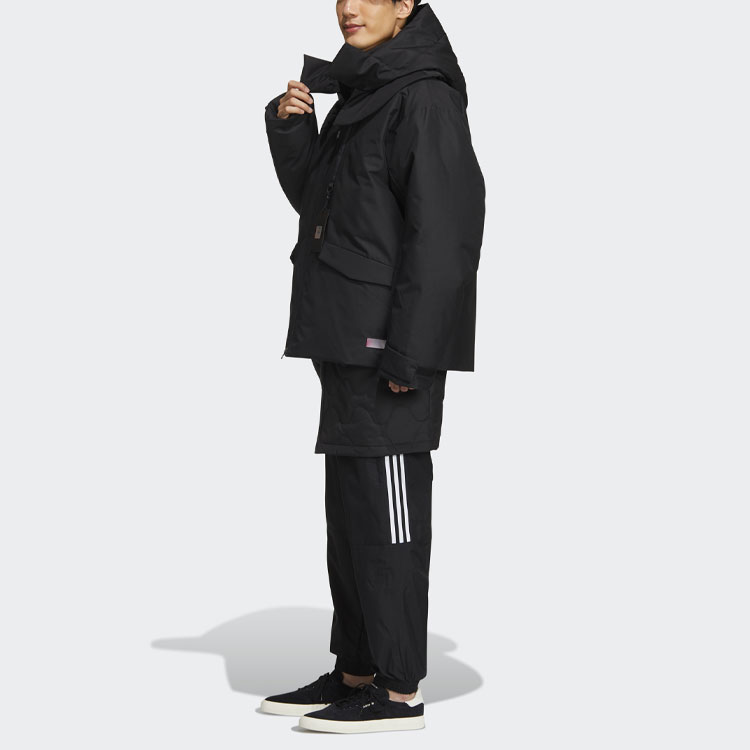 Мужской пуховик adidas originals Premium Jkt 2 (черный) — фото 9