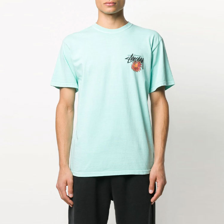 Футболка Stussy Smoke Skull Logo (черная) — фото 11
