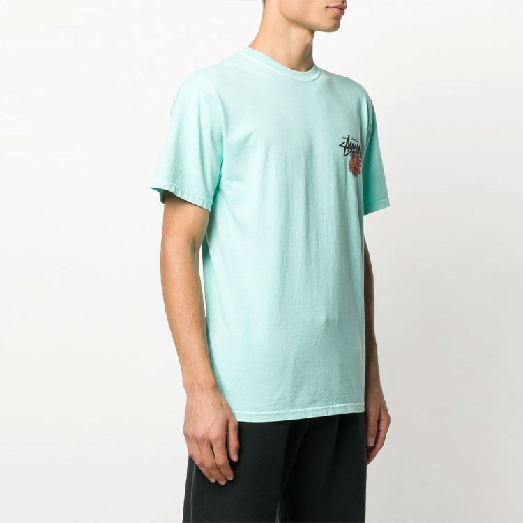 Футболка Stussy Smoke Skull Logo (черная) — фото 10