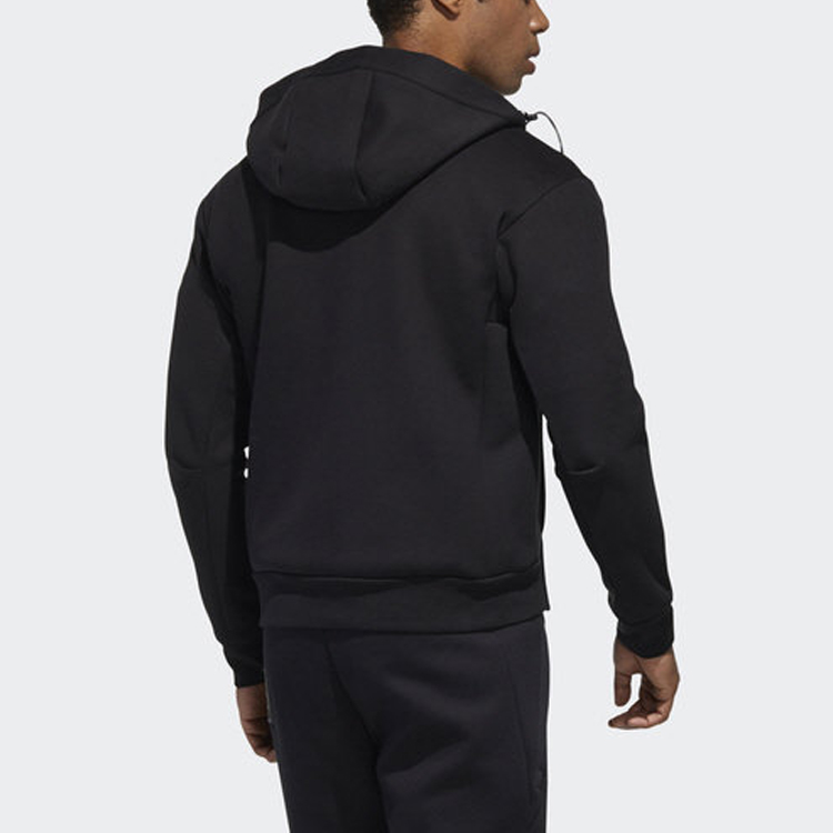 Мужская куртка adidas Tech Heavy Track Top (черная) — фото 6