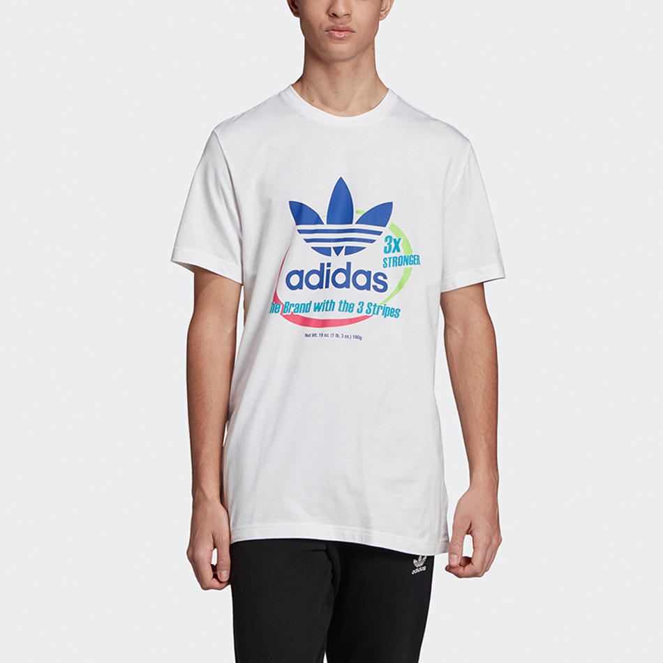 Мужская футболка adidas originals (белая) — фото 3