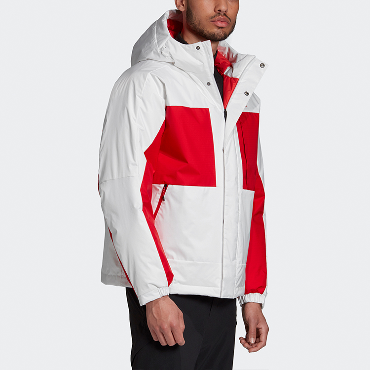 Мужская куртка adidas C/b Bos Logo J (белая) — фото 6