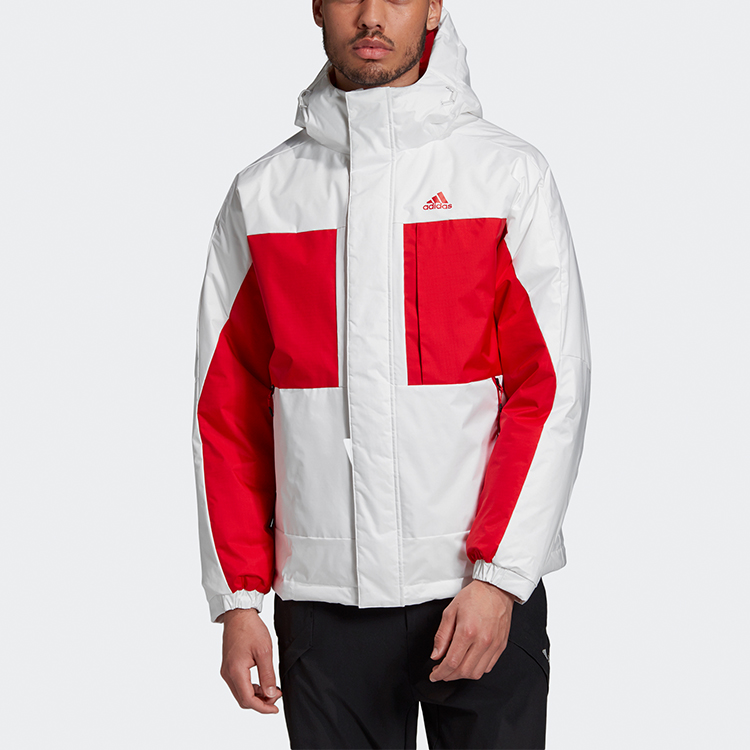 Мужская куртка adidas C/b Bos Logo J (белая) — фото 3