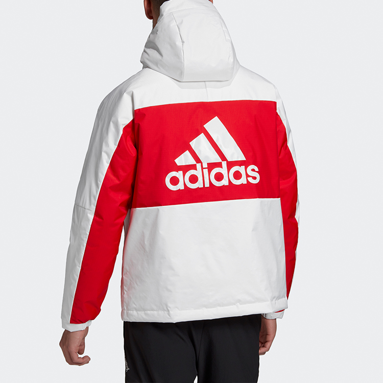 Мужская куртка adidas C/b Bos Logo J (белая) — фото 4