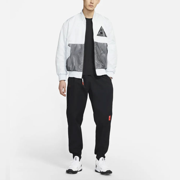 Мужская куртка Nike Kyrie (бело-золотая) — фото 4