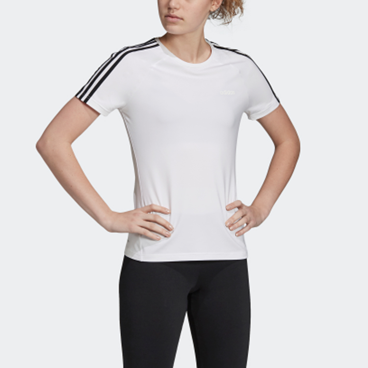 Женская футболка adidas (белая) — фото 3