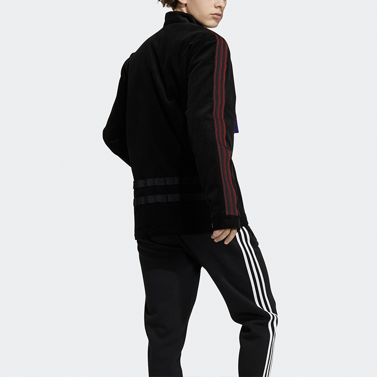 Мужская куртка adidas originals CNY Coach Jkt (черная) — фото 3