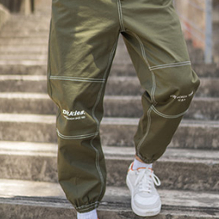 Мужские штаны Dickies Logo (зеленый) — фото 4