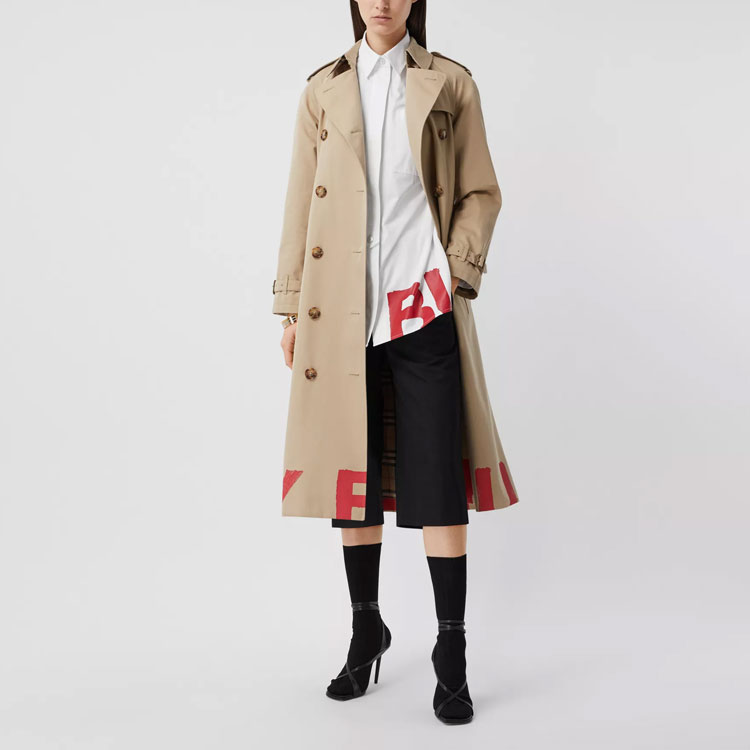 Женские брюки Burberry (черные) — фото 5