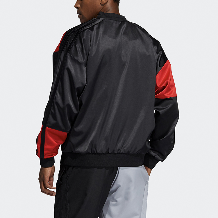 Мужская куртка adidas Cny Dame Jacket (черно-красная) — фото 4