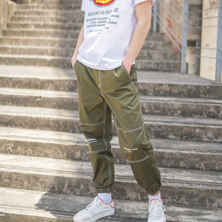 Мужские штаны Dickies Logo (зеленый) — фото 3