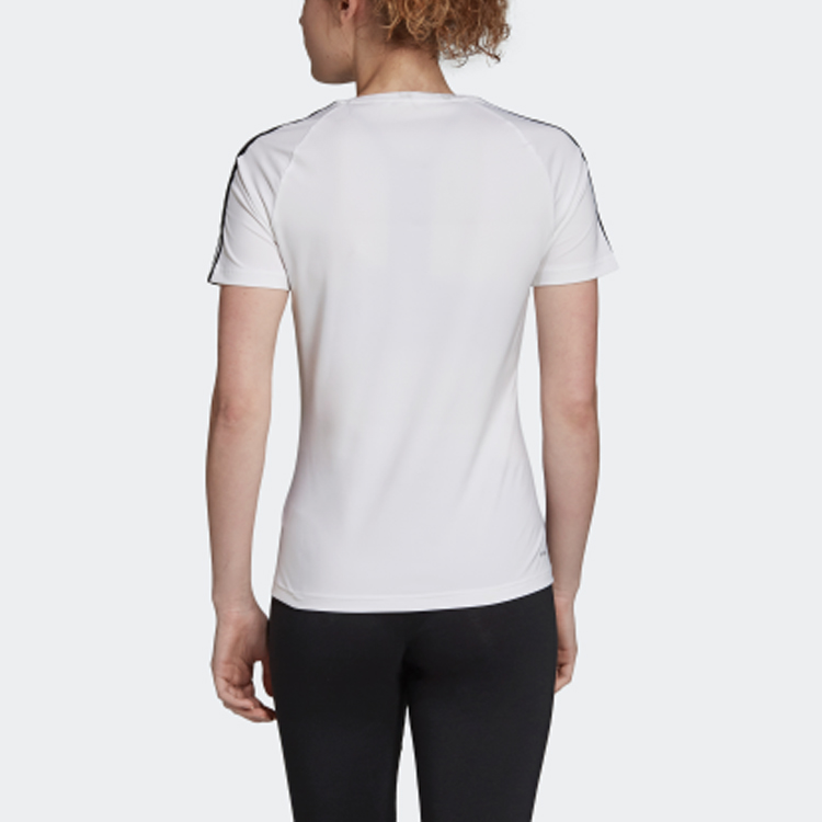 Женская футболка adidas (белая) — фото 4