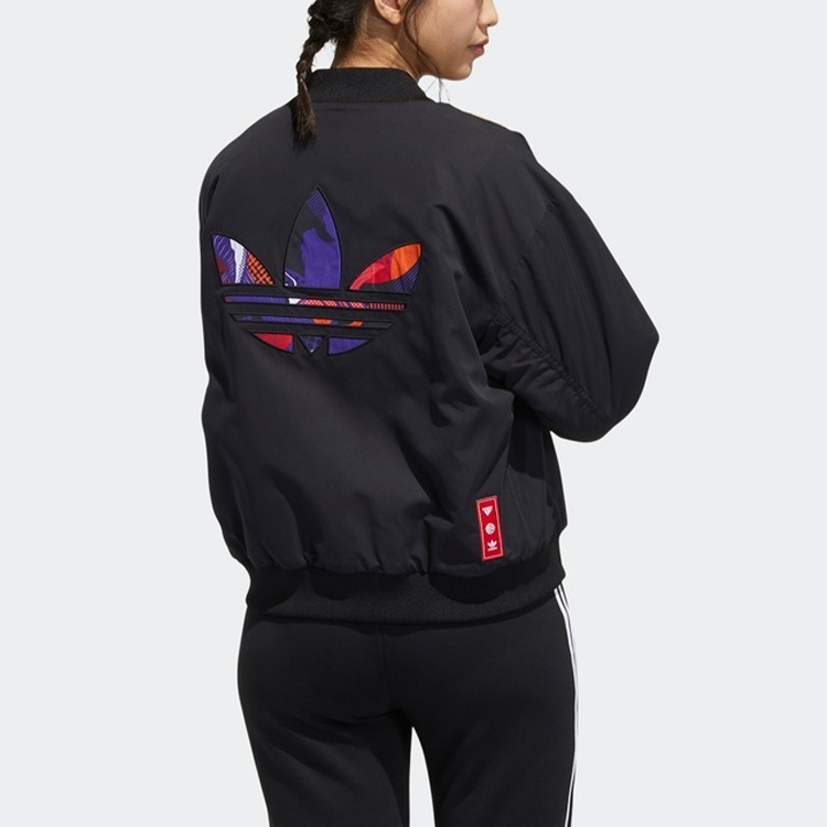 Женская куртка adidas originals CNY Bomber (черный) — фото 3