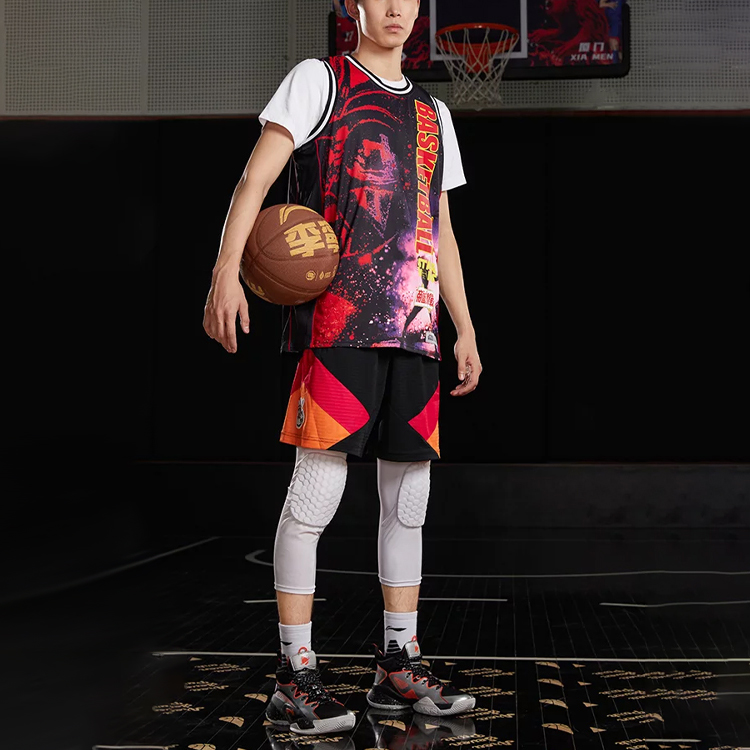 Li Ning Basketball Shorts Men’s New Standard Black