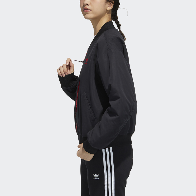 Женская куртка adidas originals CNY Bomber (черный) — фото 5