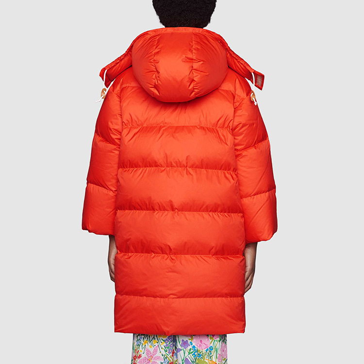 Пуховик Gucci x THE NORTH FACE (оранжевый) — фото 5