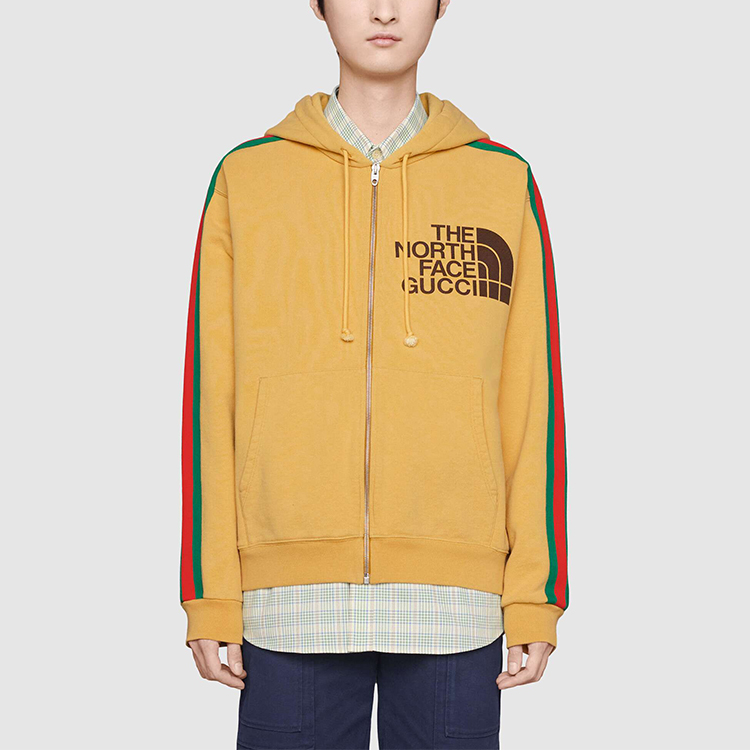 Куртка Gucci x THE NORTH FACE (желтая) — фото 2