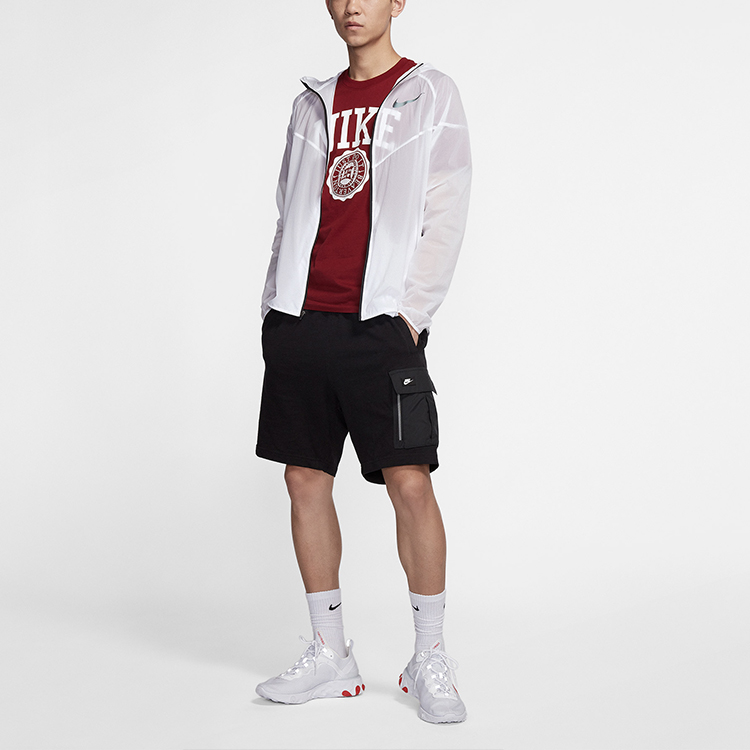 Мужская куртка Nike (белая) — фото 3