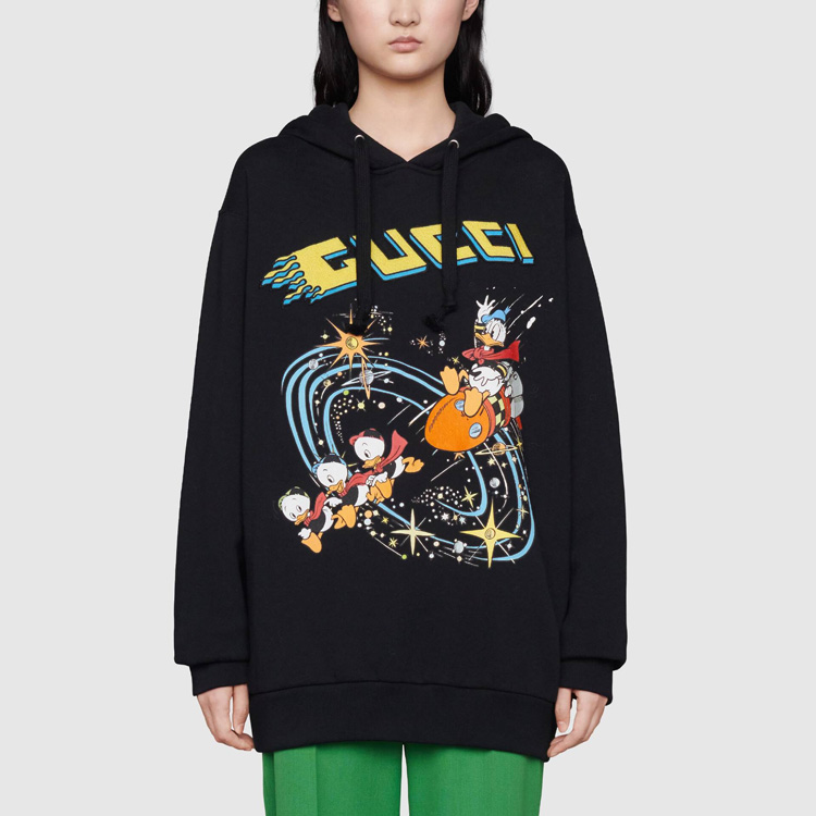 Женские худи Gucci x Disney SS21 (черные) — фото 4