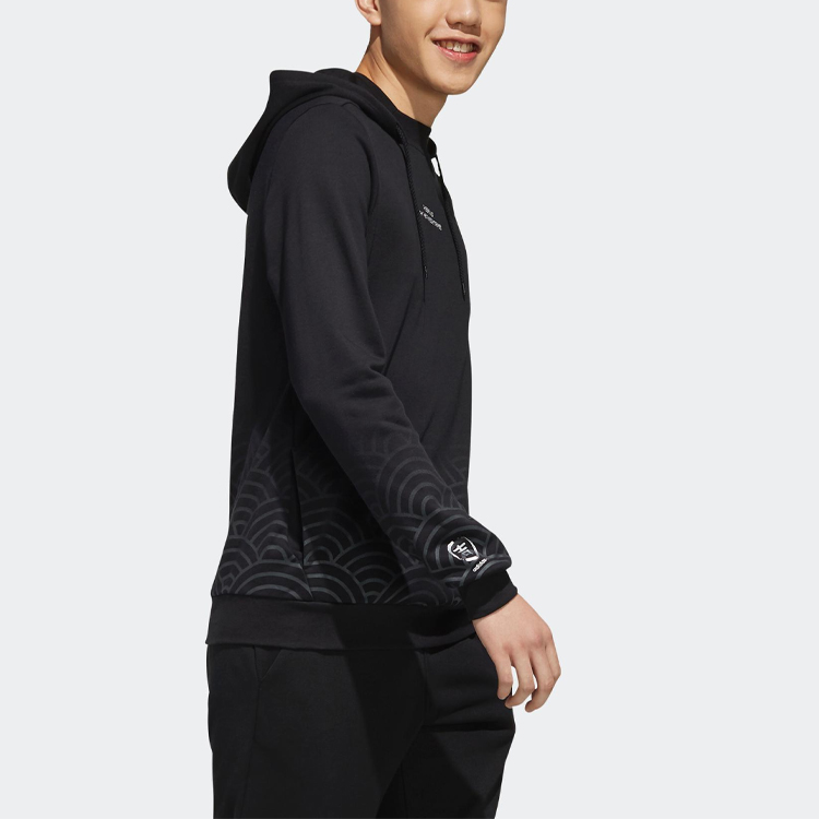 Мужское худи adidas neo Sweat Hoody (черное) — фото 6