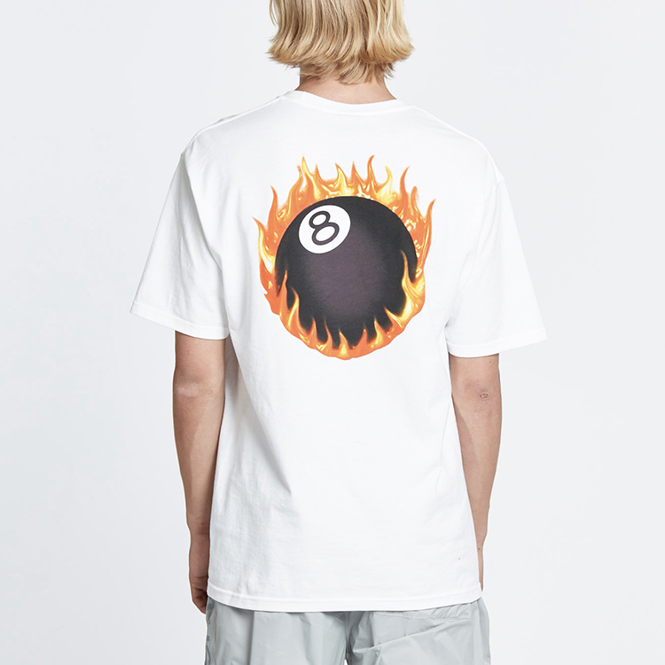 Футболка Stussy Fireball Tee T (белый) — фото 4