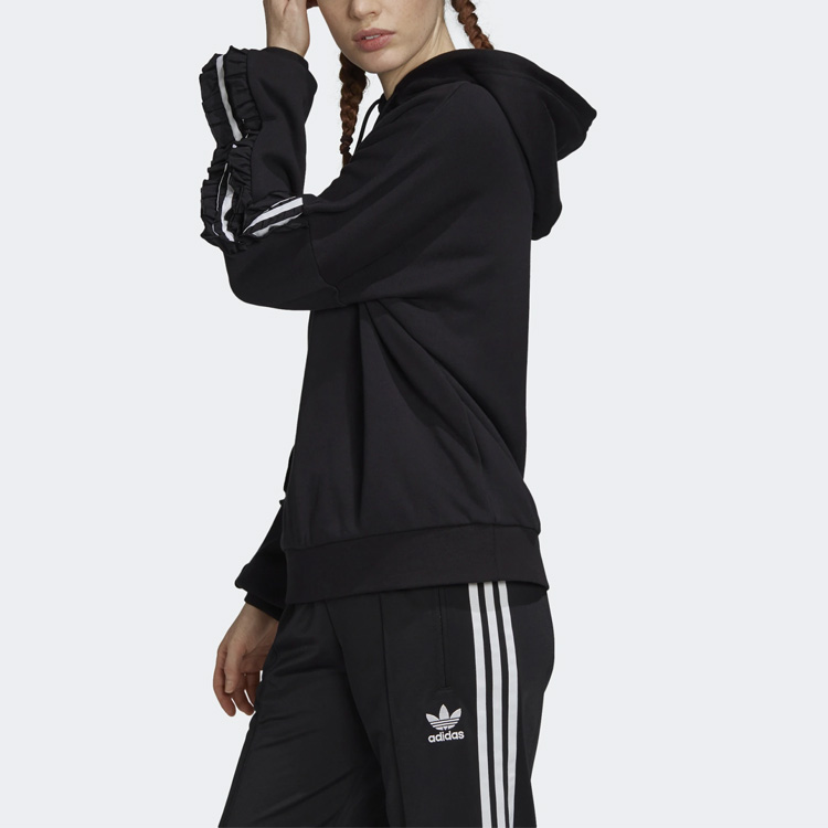 Женское худи adidas Originals Hoodie (черное) — фото 6