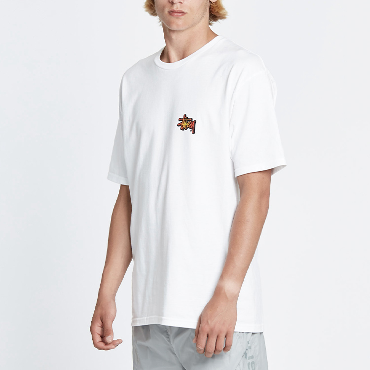 Футболка Stussy Fireball Tee T (белый) — фото 5